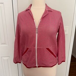 Red Gingham Women's Jacket